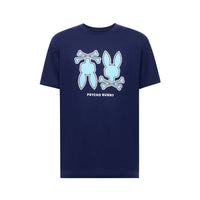 Psycho Bunny Dawson Graphic Tee Evening Blue