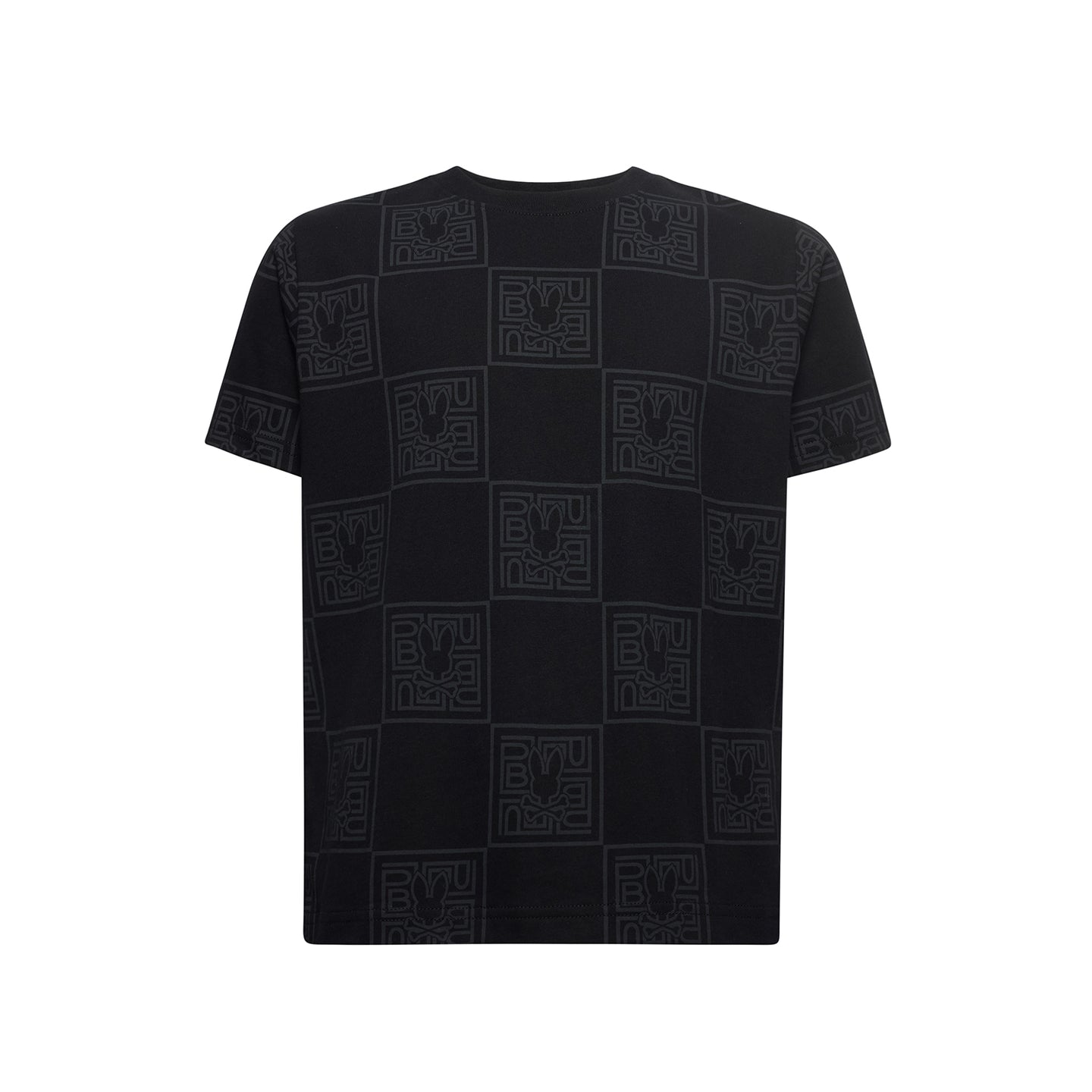 Psycho Bunny Kids Gio All Over Print Tee Black