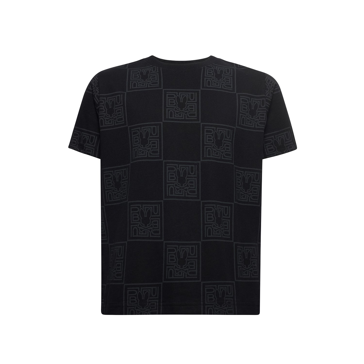 Psycho Bunny Kids Gio All Over Print Tee Black