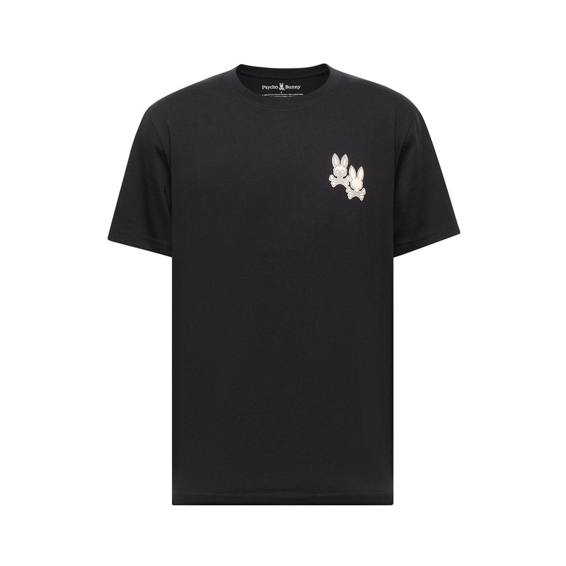 Psycho Bunny Men's Elliot Front Back Graphic Tee - Black