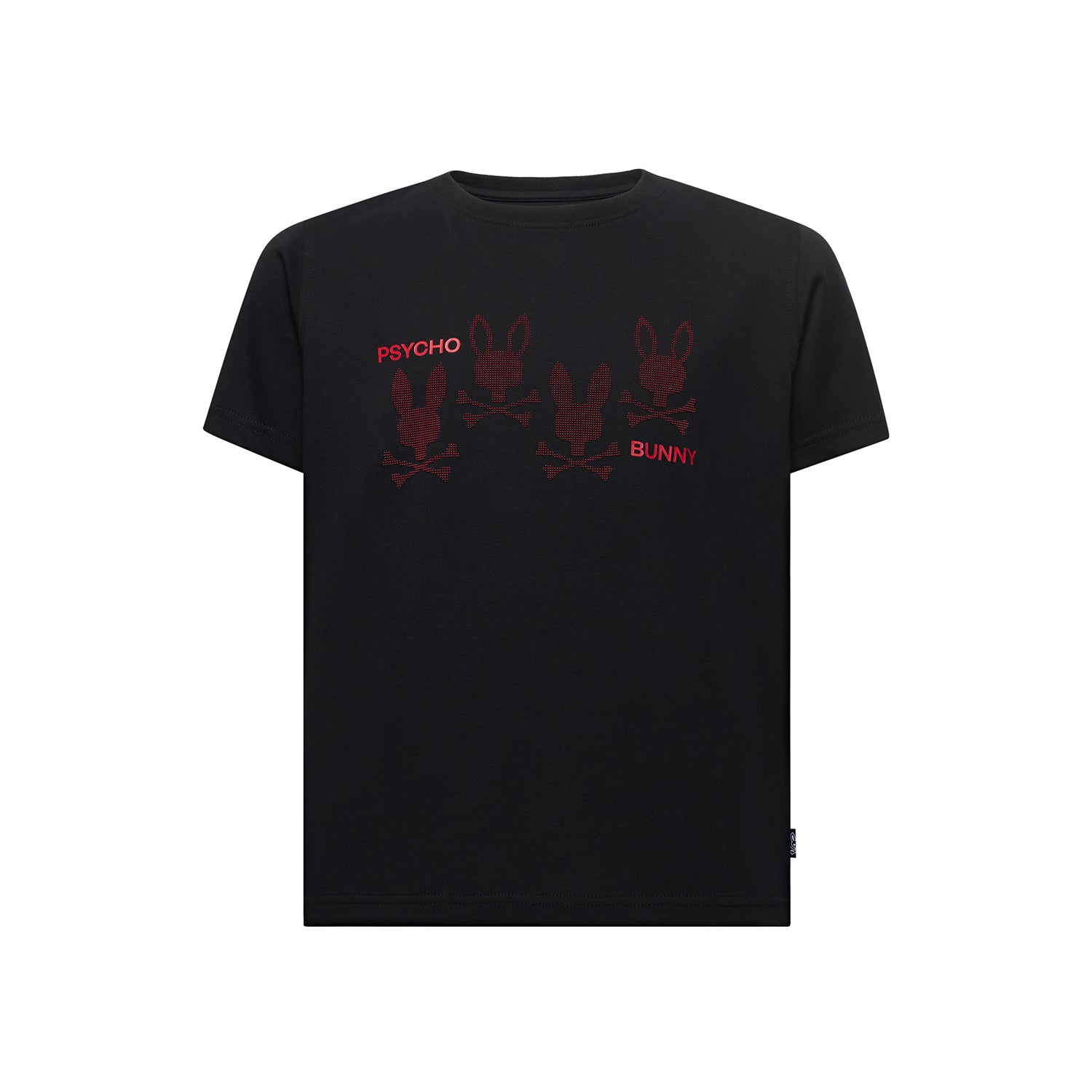 Psycho Bunny Kids Jovan Graphic Tee Black