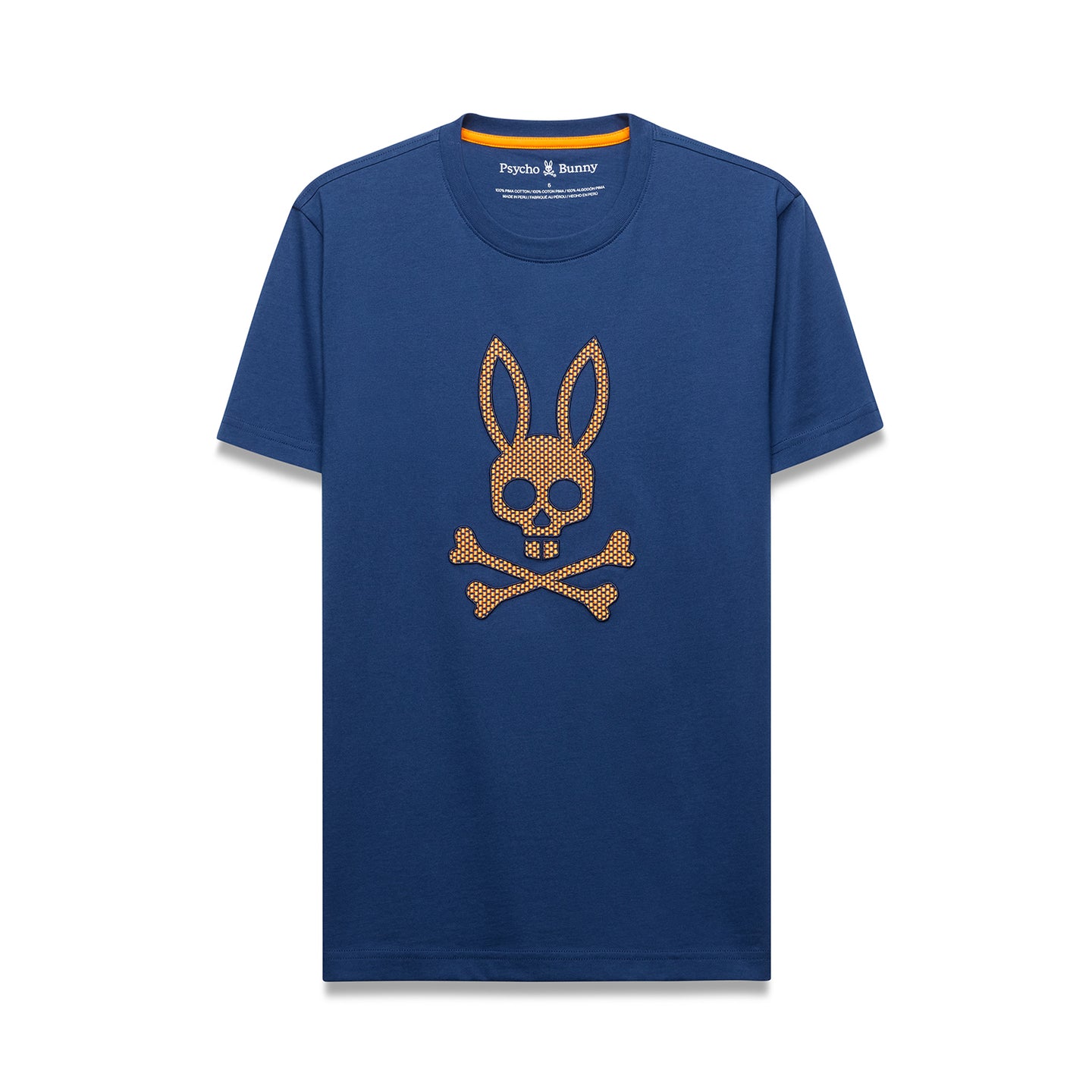 Psycho Bunny Stan Graphic Tee Navy Peony