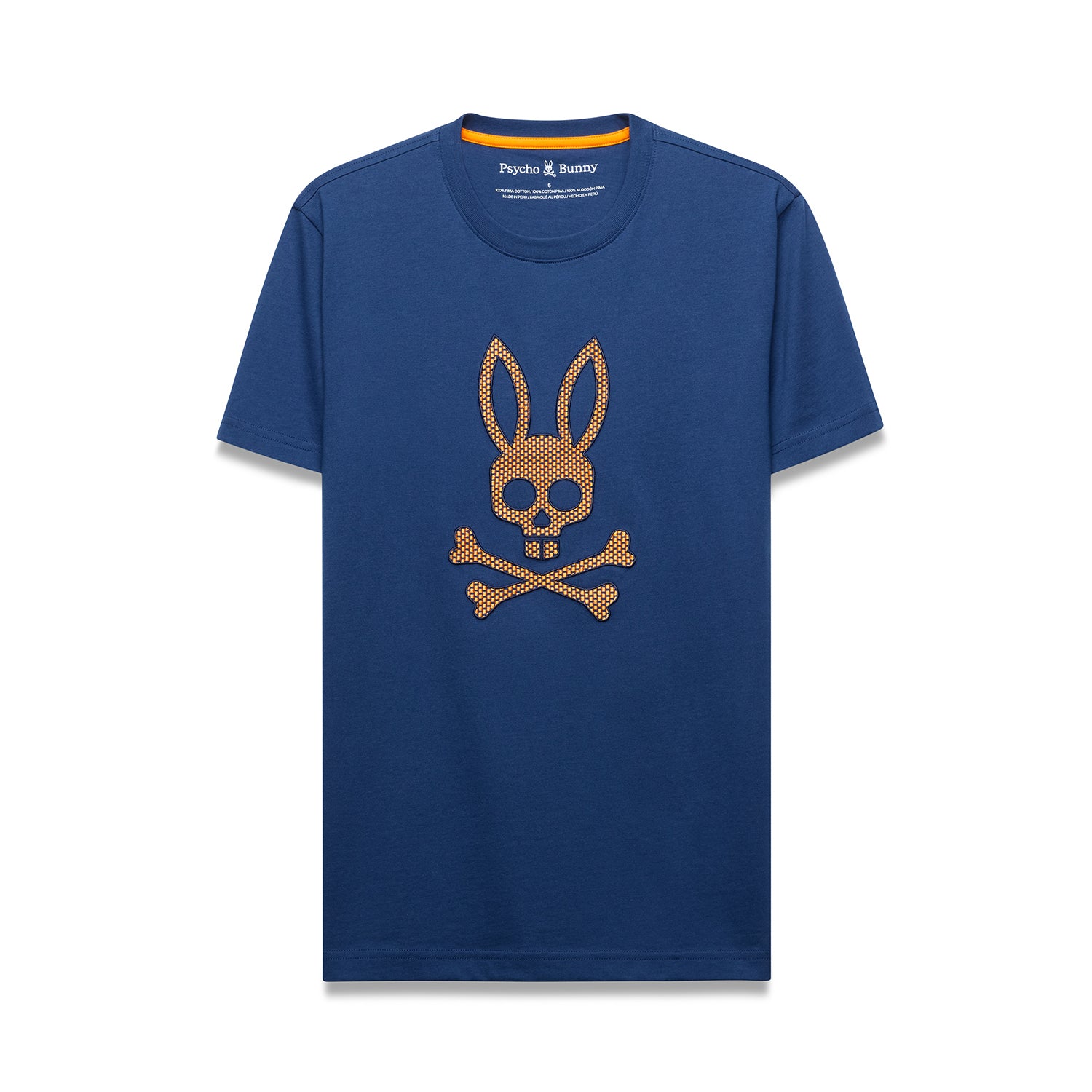 Psycho Bunny Stan Graphic Tee Navy Peony