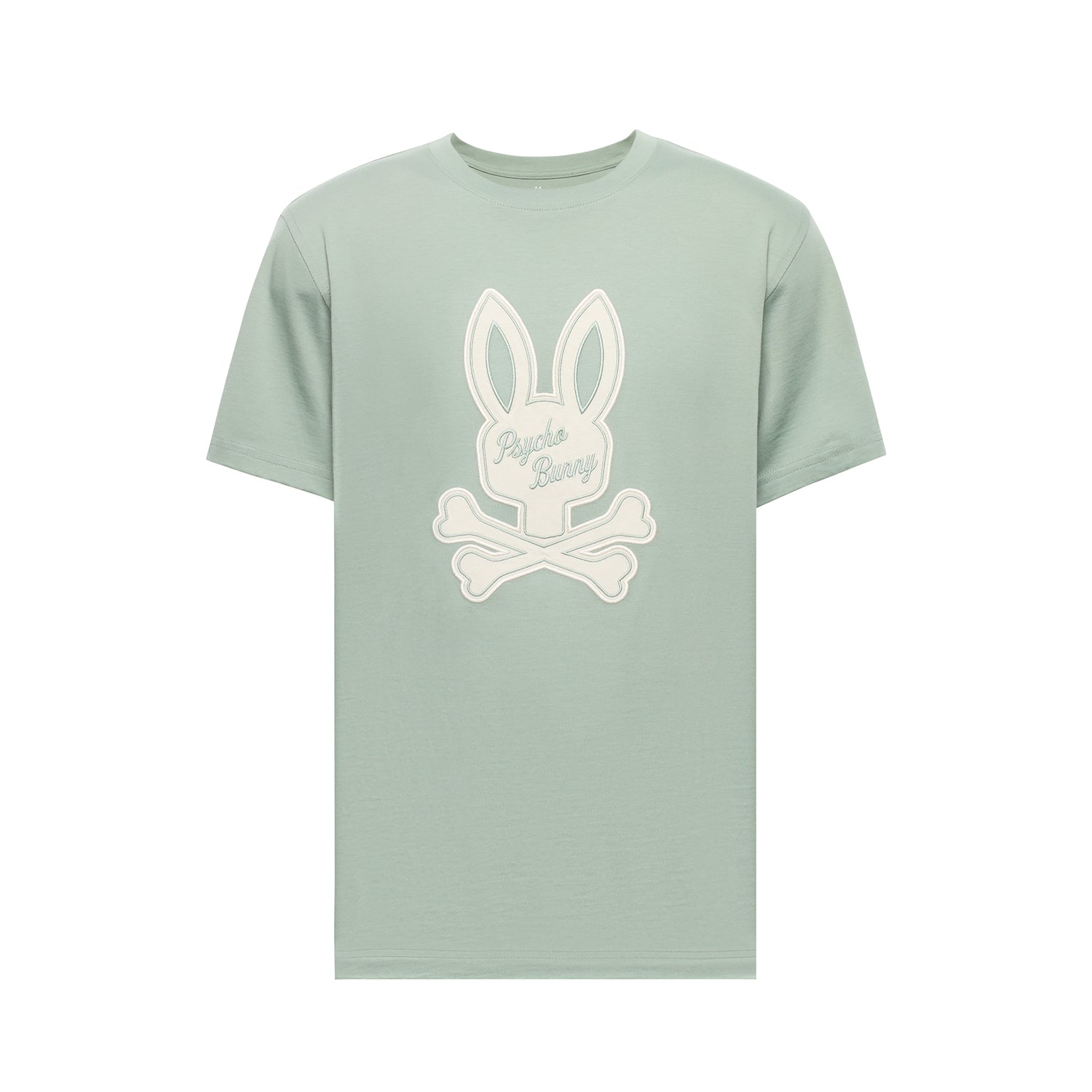 Psycho Bunny Derek Center Graphic Tee Iceberg Green
