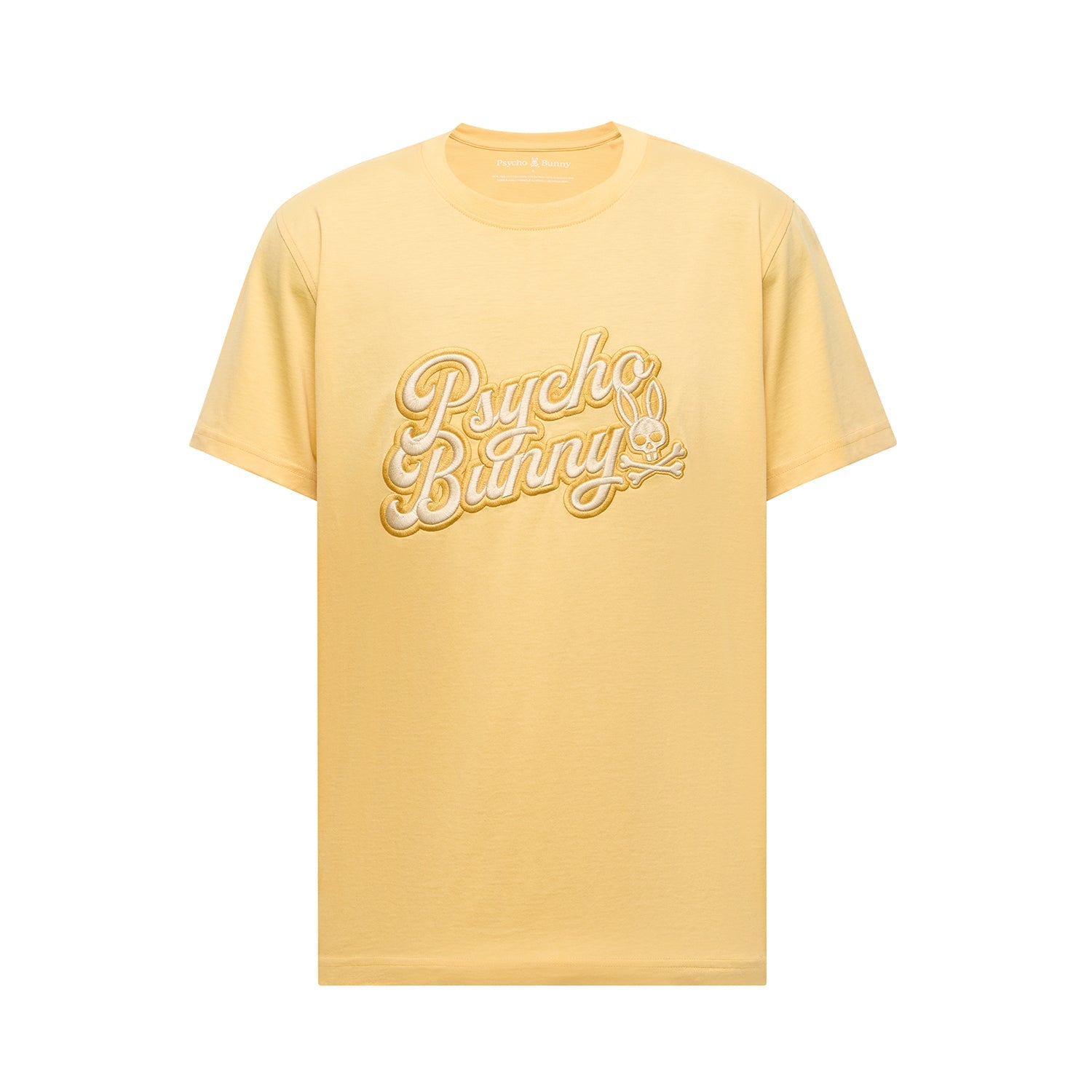 Psycho Bunny Men's Elias Graphic Tee Sahara Sun Yellow