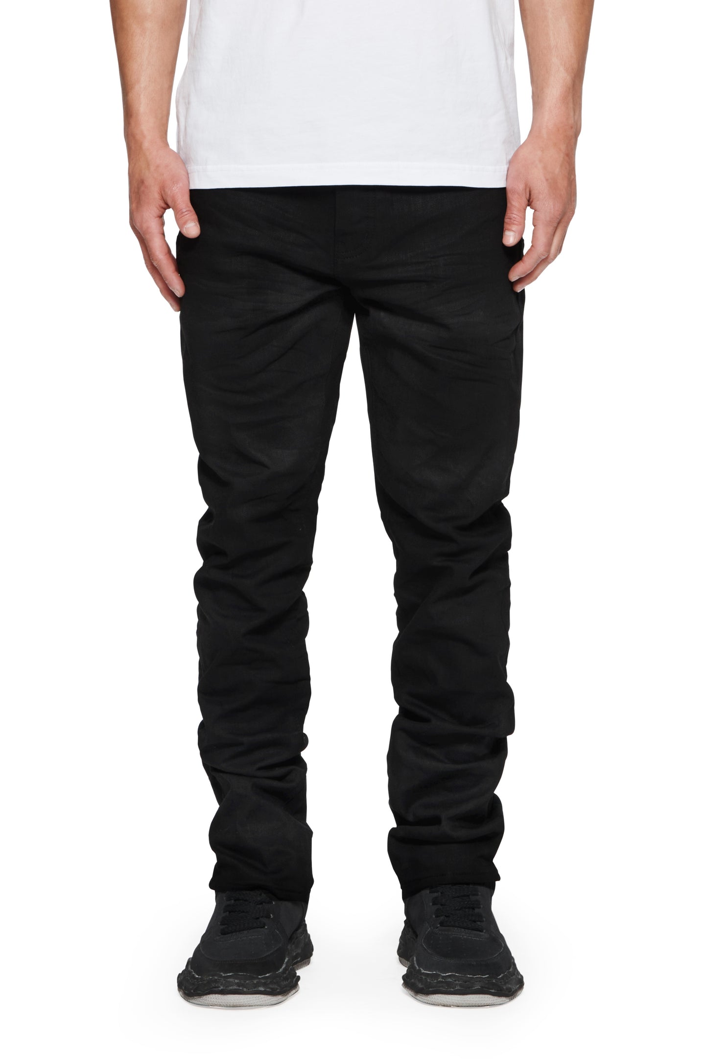 Purple Brand 3D Subdued Lacquer Jeans Black