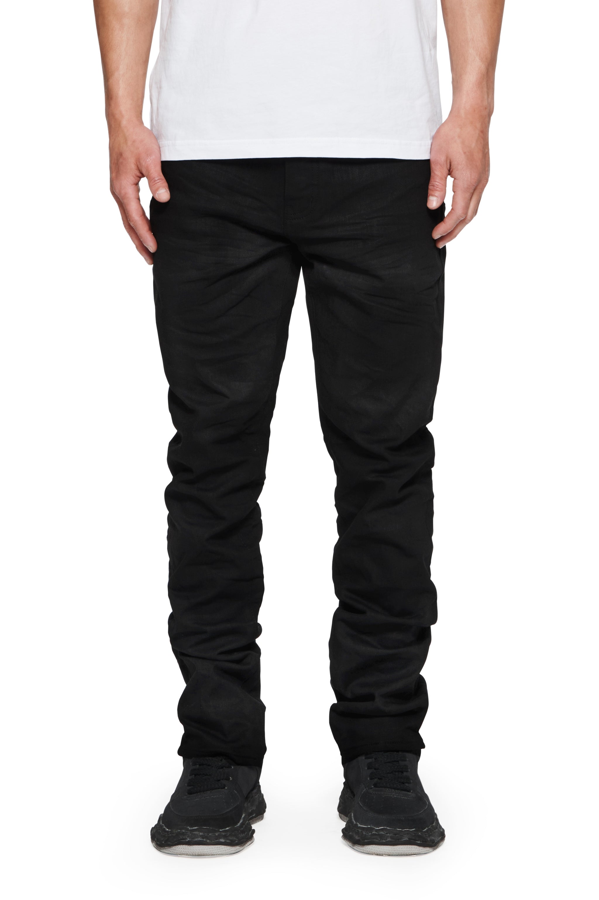 Purple Brand 3D Subdued Lacquer Jeans Black