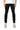 Purple Brand Knee Slit Rinse Slim Jeans black