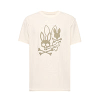 Psycho Bunny Aussie Graphic Tee White Cap Grey