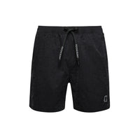 Psycho Bunny Samos Hydrochromic Printed Swim Trunk Shorts Black