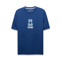 Psycho Bunny Alex Back Graphic Tee Navy Peony