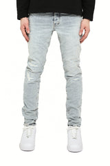 Purple Brand Kivu Repair Jeans Light Blue