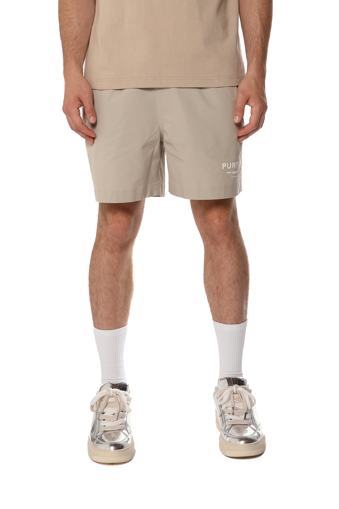 Purple Brand All Round Shorts Brown