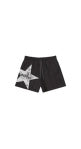Purple Brand Star Wordmark All Around Shorts Black