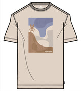 Psycho Bunny Dante Graphic Tee White Cap Grey