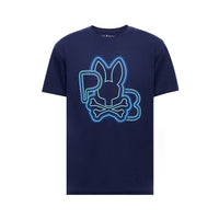 Psycho Bunny Carlo Graphic Tee Evening Blue