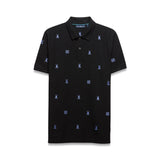 Psycho Bunny Colin Aoe Pique Polo Black