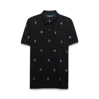 Psycho Bunny Colin Aoe Pique Polo Black
