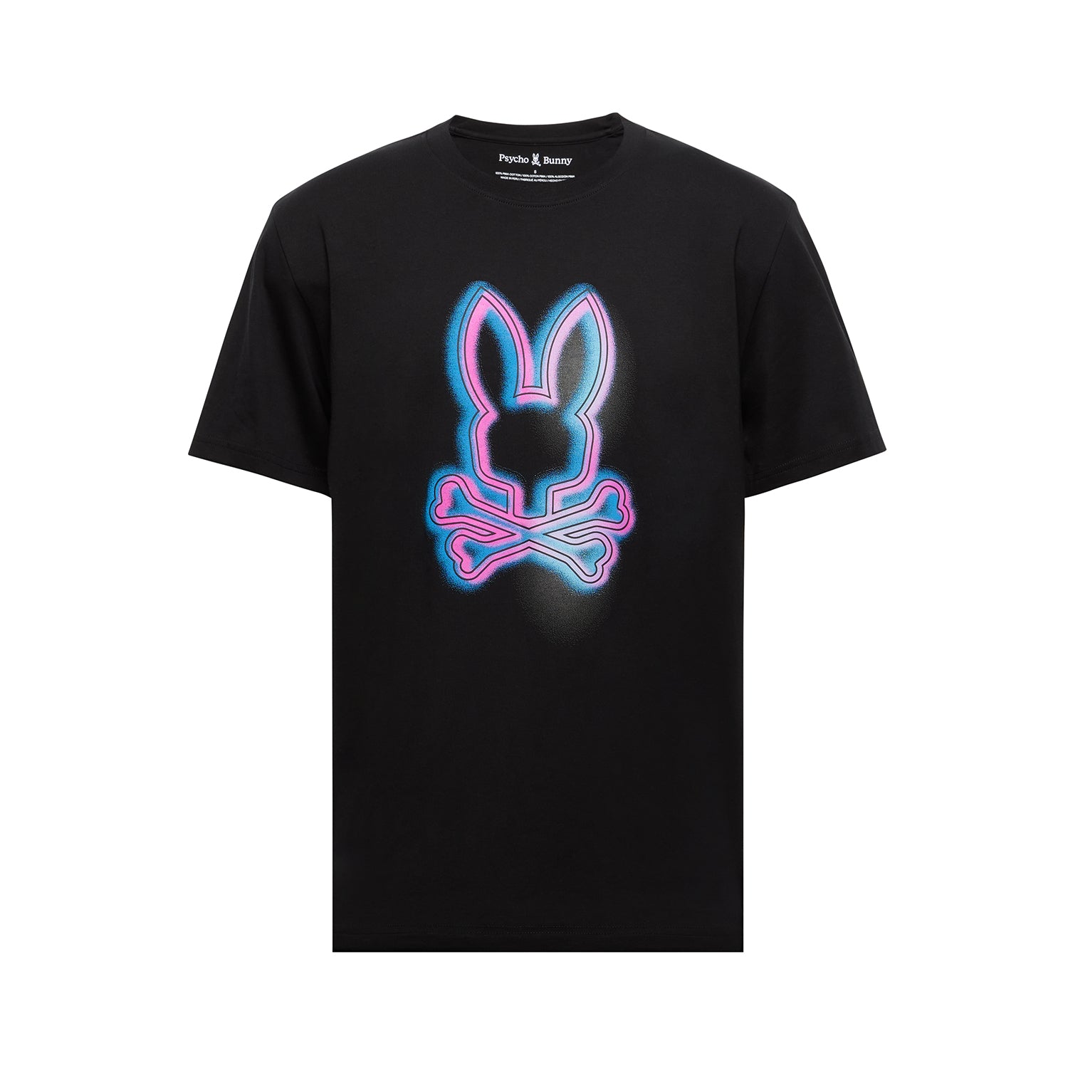 Psycho Bunny Men’s Andros Graphic Tee – Black