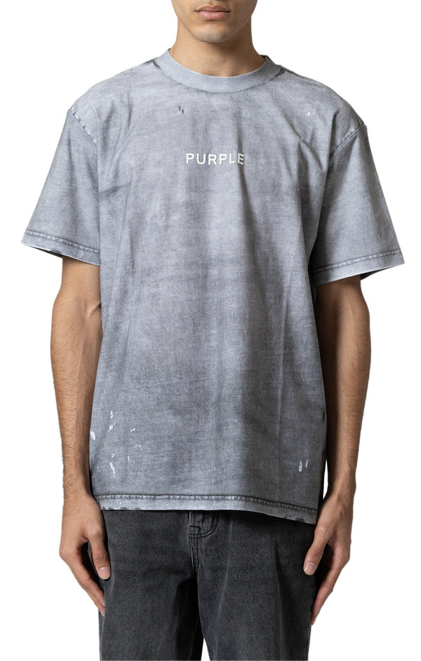 Purple Brand Men’s Textured Jersey Ss Tee Grey