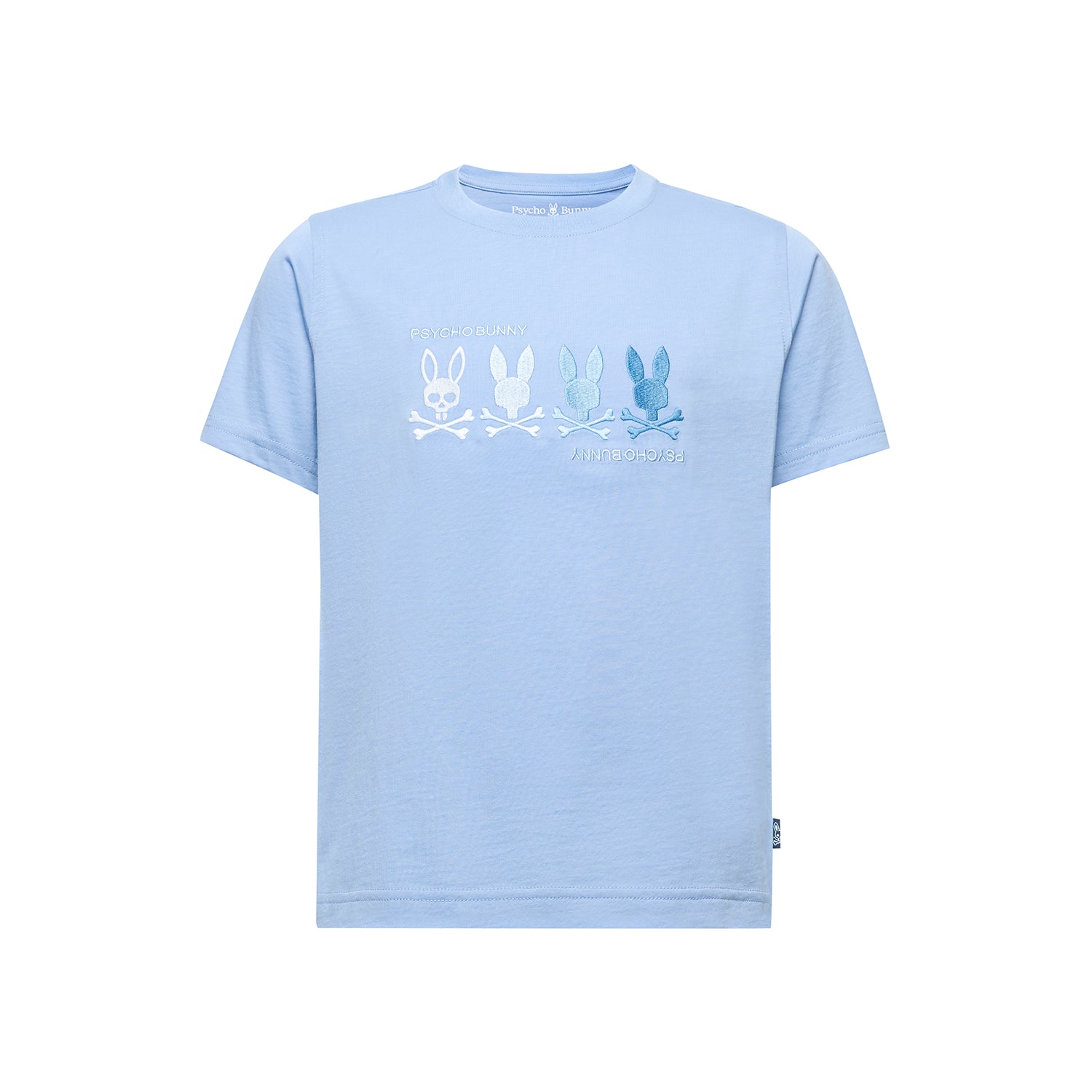 Psycho Bunny Kids Oceania Embroidered Graphic T-Shirt – 472 Serenity