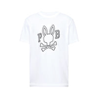 Psycho Bunny Men's Bales Graphic Tee White