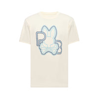 Psycho Bunny Carlo Graphic Tee White Cap Grey