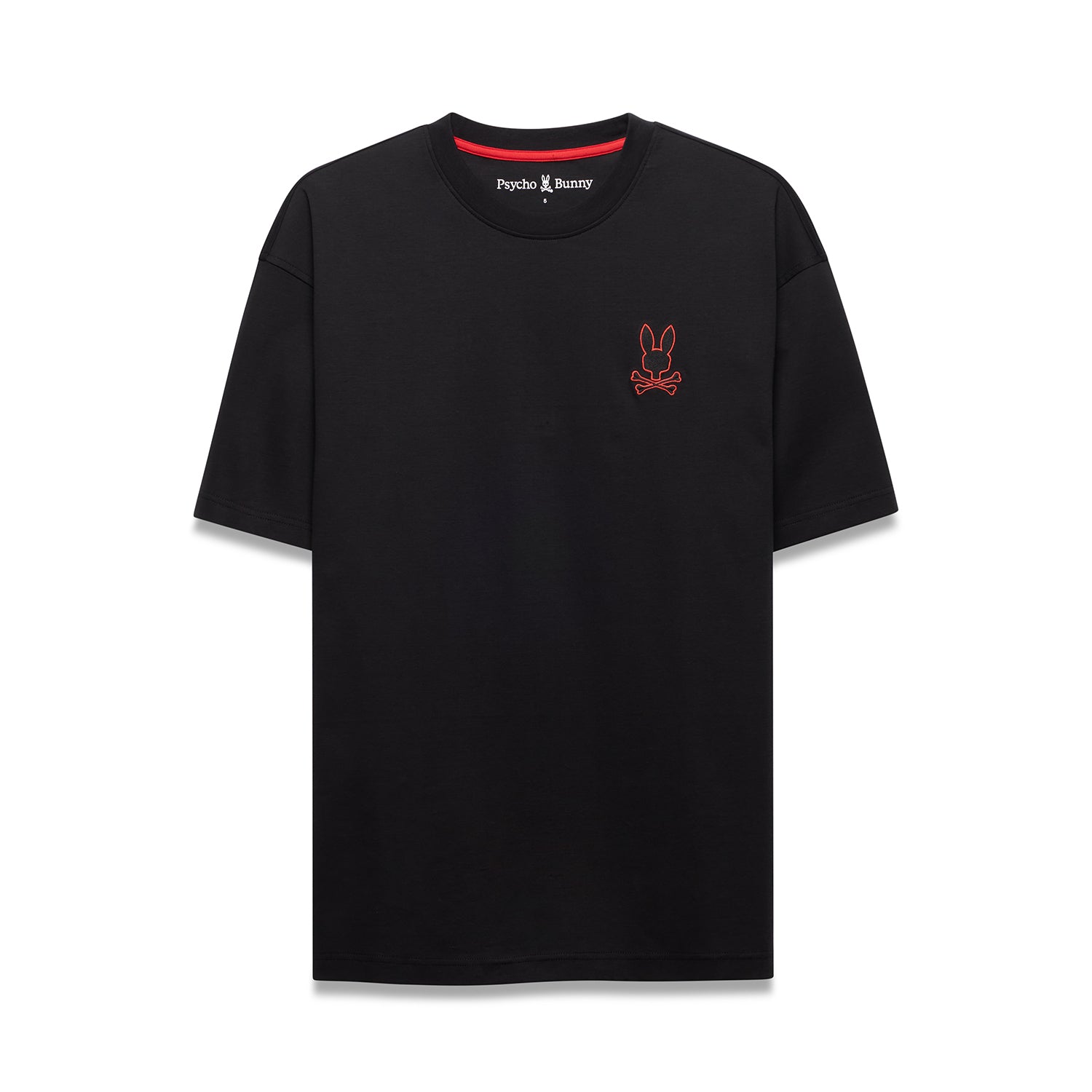 Psycho Bunny Rune Relaxed Back Graphic Tee Black