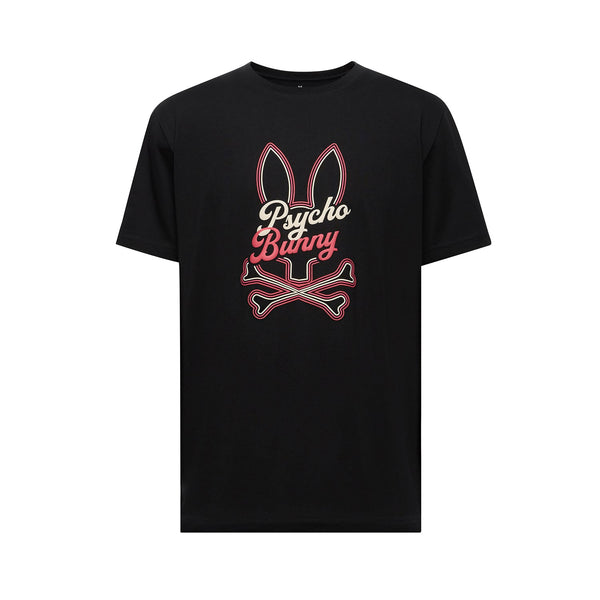 Pyscho Bunny Men's Garret Graphic Tee - Black