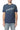 Purple Brand Textured Logo Inside Out Tee Blue