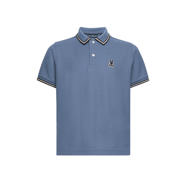 Psycho Bunny Kids Foxton Piqué Polo – 461 Vintage Indigo
