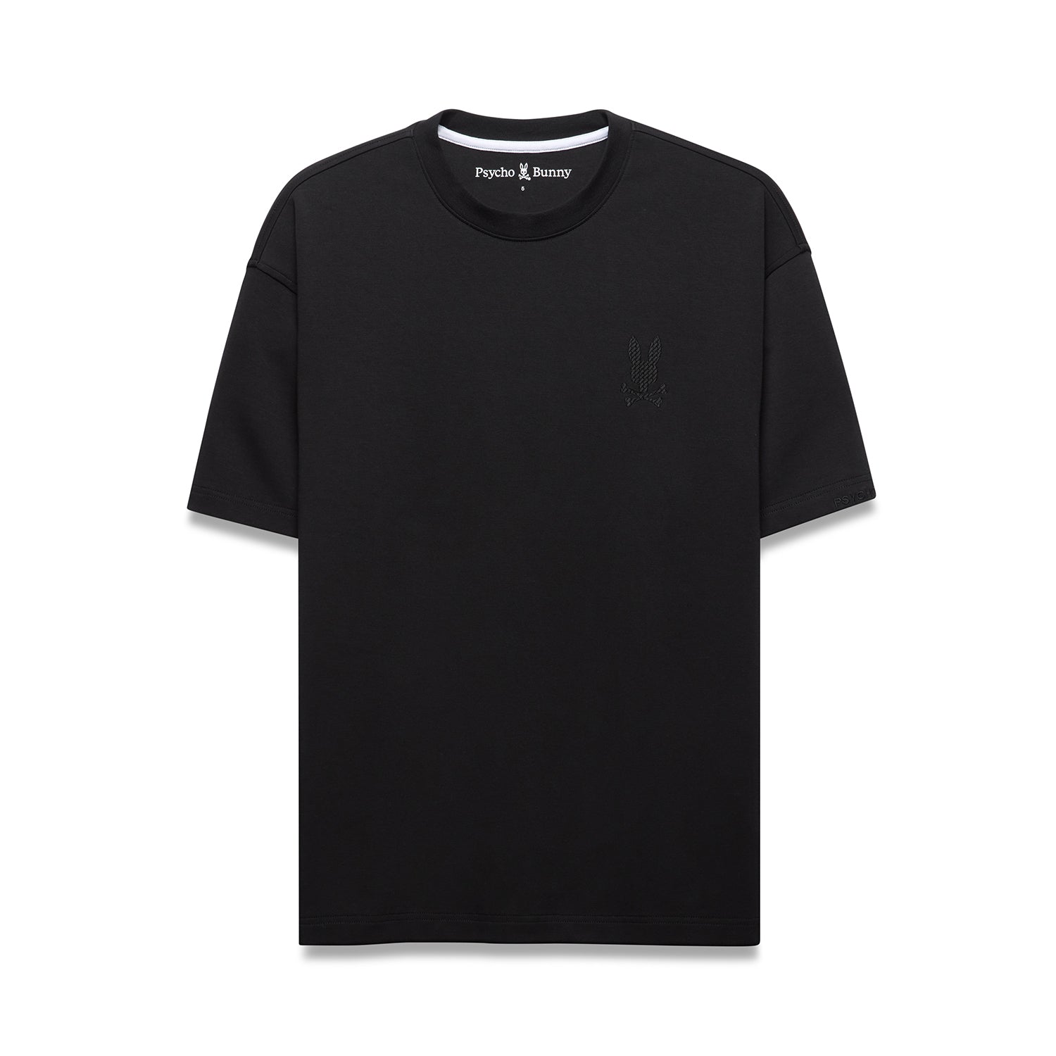 Psycho Bunny Felipe Relaxed Heavy Weight Tee Black