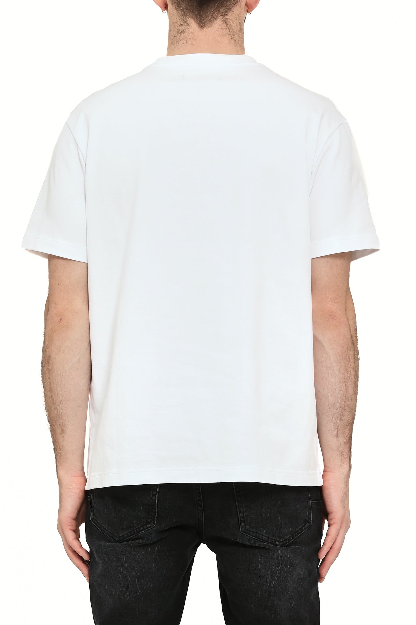 Purple Brand Hwt Jersey Ss Tee White