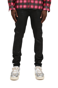 Purple brand Skinny Coated Indigo jeans Black