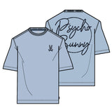 Psycho Bunny Rune Relaxed Back Graphic Tee Skyway Blue