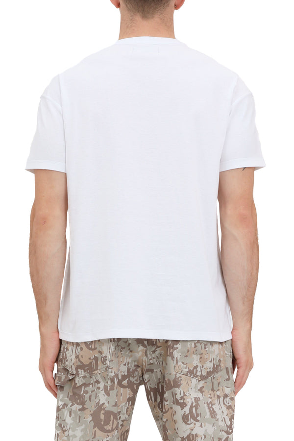 Purple Brand Men’s Textured Inside Out Graphic Tee White