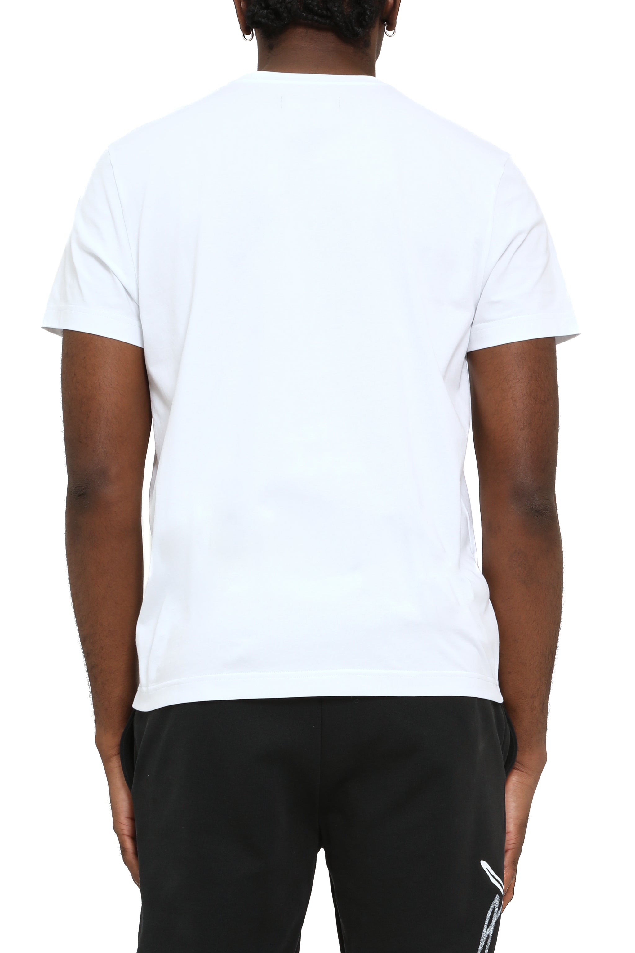 Purple Brand Clean Jersey Ss Tee White