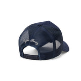 Psycho Bunny Drew Trucker Hat Baritone Blue