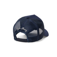 Psycho Bunny Drew Trucker Hat Baritone Blue
