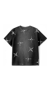 Purple Brand Textured Jersey Tee - Black (P104-MOWB824) | Men's Tee