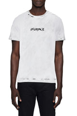 Purple brand clean jersey tee White