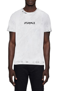 Purple brand clean jersey tee White