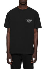 Purple Brand Hwt Jersey Ss Tee Black