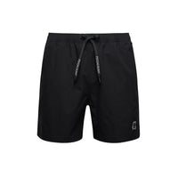 Psycho Bunny Samos Hydrochromic Printed Swim Trunk Shorts Black