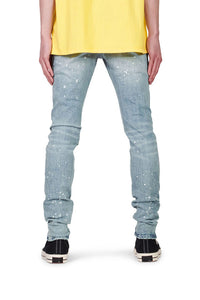 Purple Brand Worn Light Indigo Reflective Jeans Light Indigo