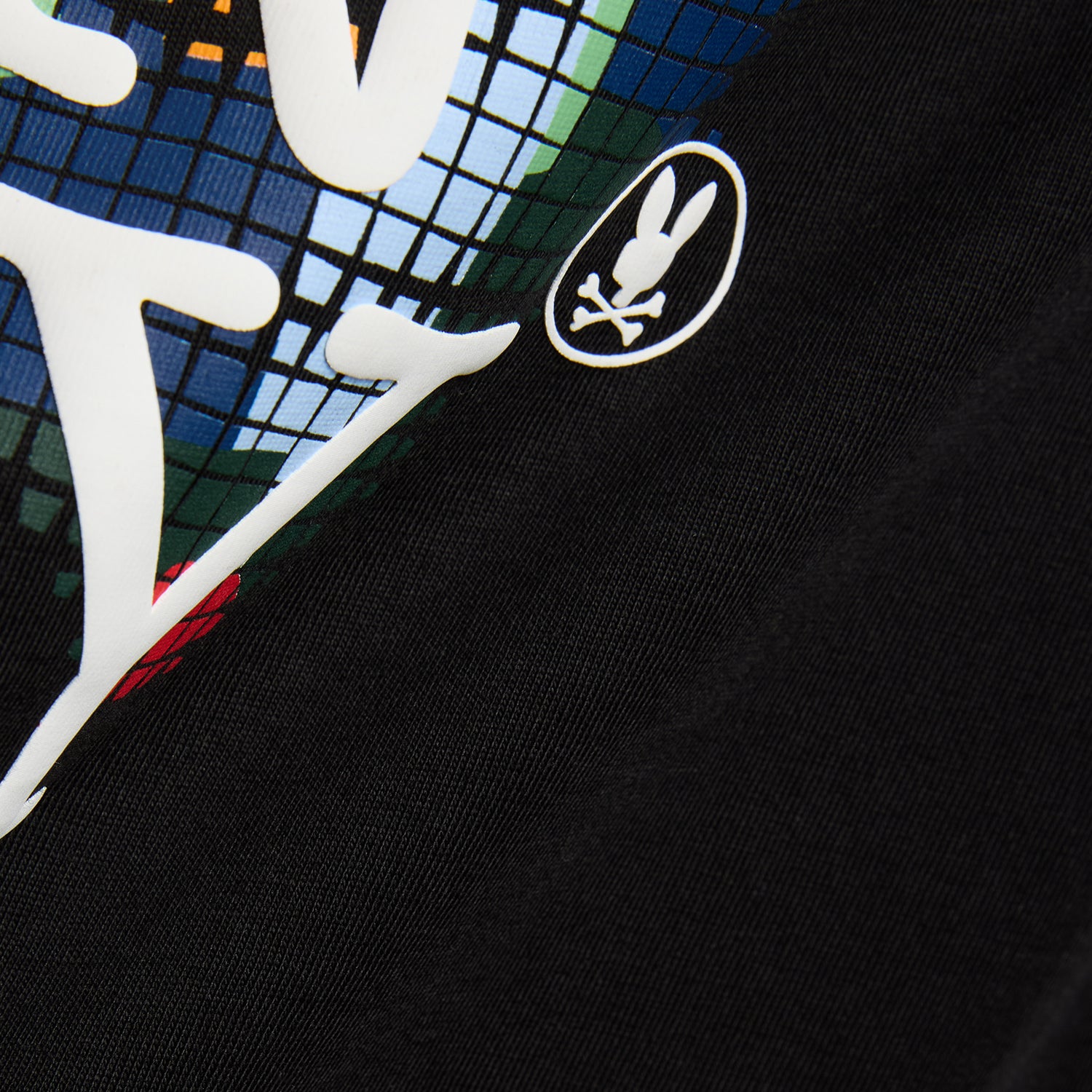 Psycho Bunny Wes Graphic Tee Black