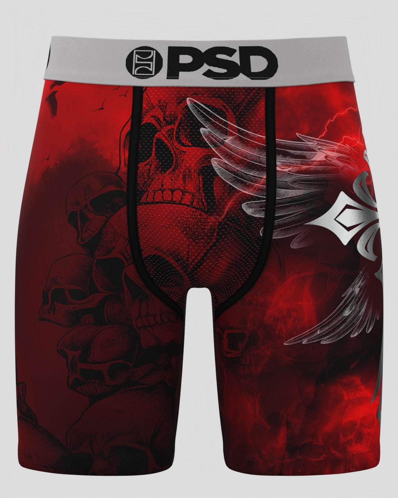 PSD Men's Underwear 'Silver Wing Red' - 425180313