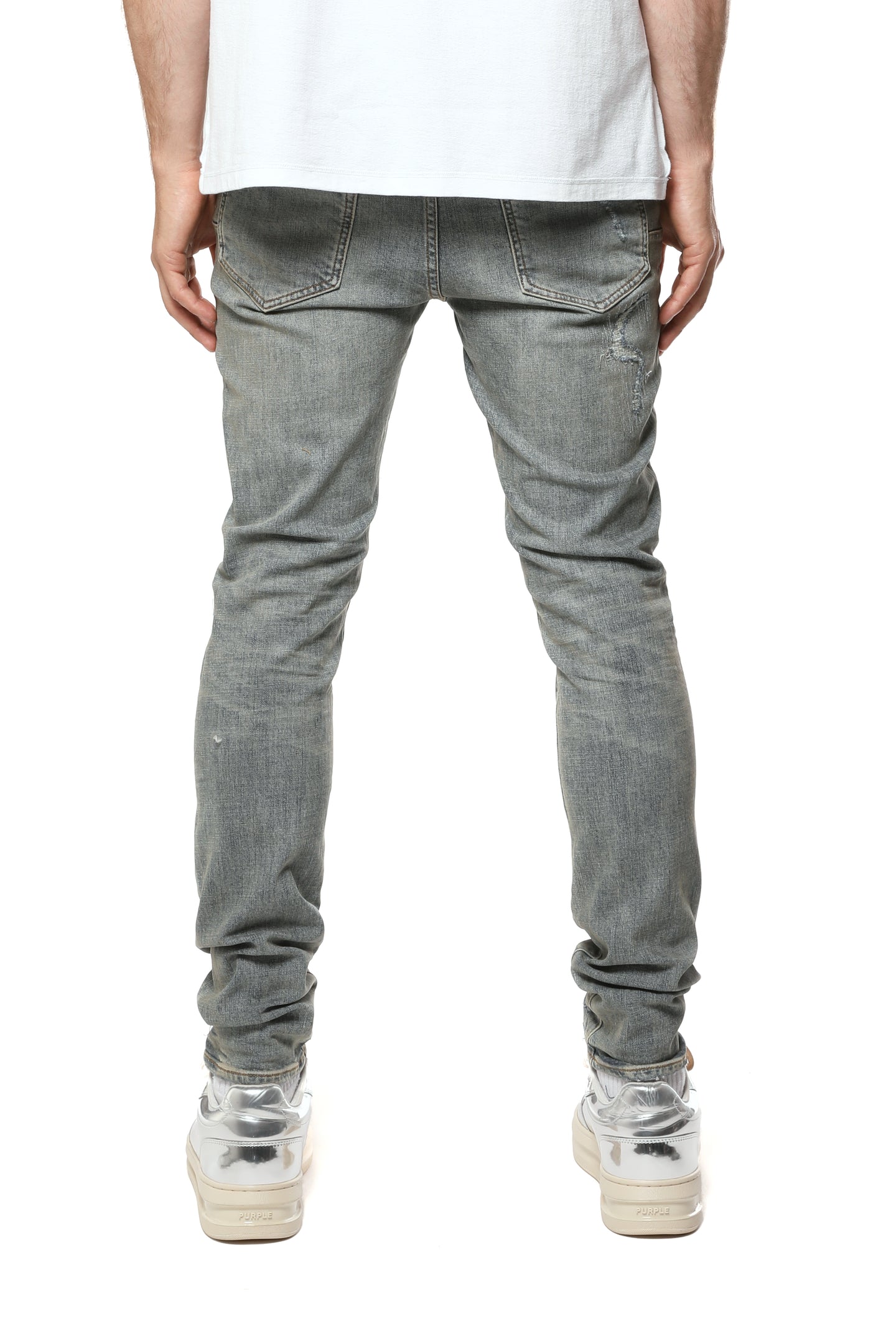 Purple Brand Vintage Repair Jeans Light Blue