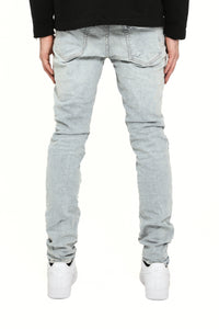 Purple Brand Kivu Repair Jeans Light Blue