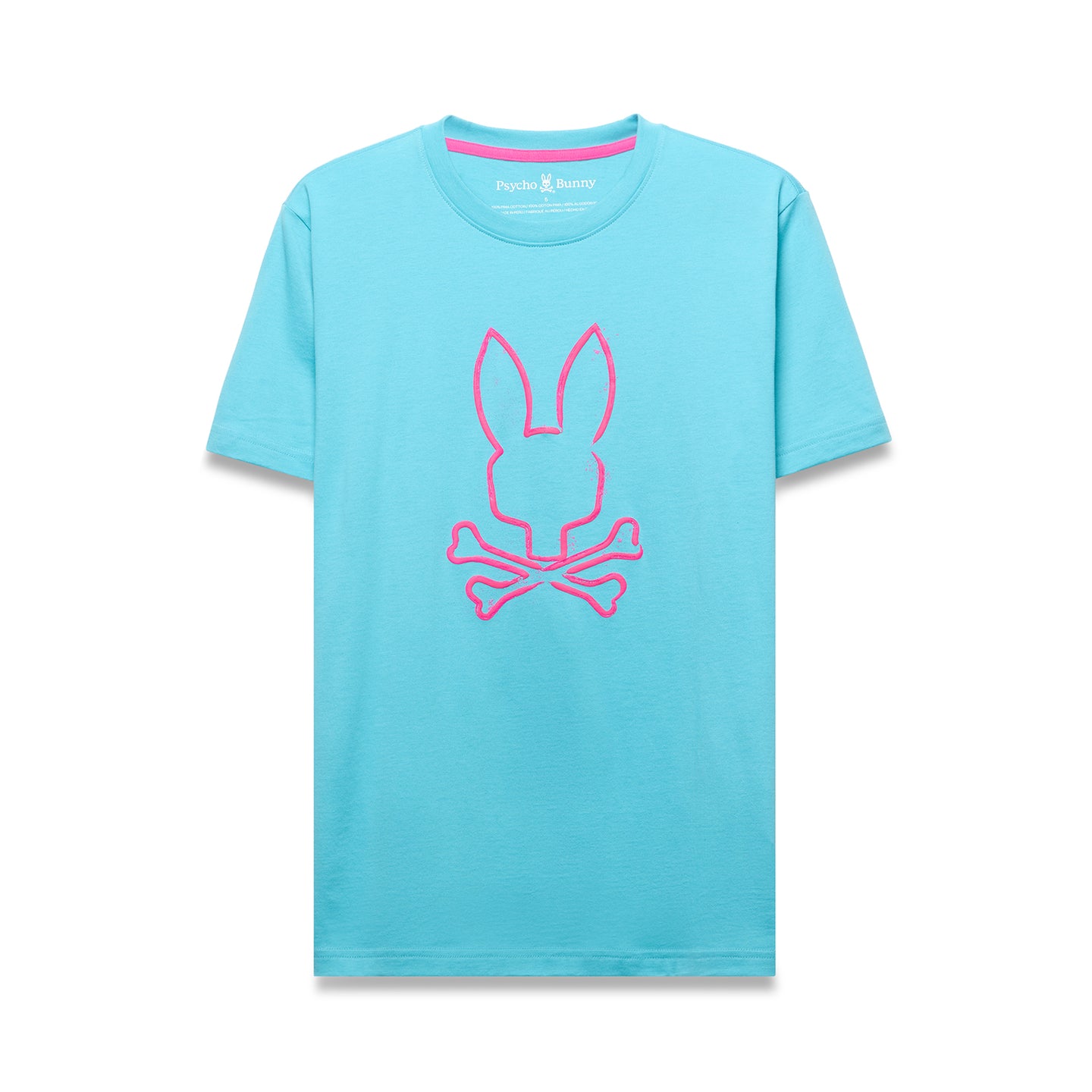 Psycho Bunny Duncan Graphic Tee Maui Blue